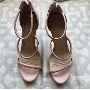 Liliana Pink/ Nude High Heels Pumps
